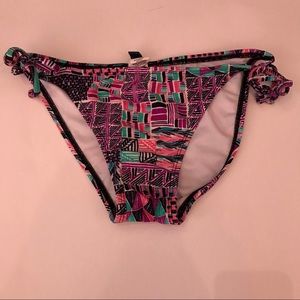 VM Patterned bikini bottoms